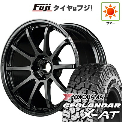 【新品国産車用5穴114.3】 夏タイヤ ホイール4本セット 235/60R18 ヨコハマ ジオランダー X-AT G016 OWL RAYS レイズ グラムライツ 57NR 7.5J 18インチ(送料無料)
