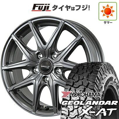 【新品国産車用5穴114.3】 夏タイヤ ホイール4本セット 235/60R18 ヨコハマ ジオランダー X-AT G016 OWL トピー シビラ NEXT F05 7.5J 18インチ(送料無料)