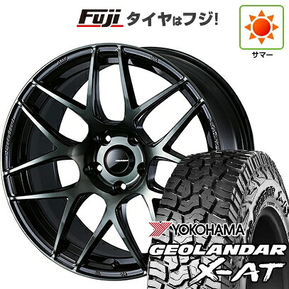 【新品国産車用5穴114.3】 夏タイヤ ホイール4本セット 235/60R18 ヨコハマ ジオランダー X-AT G016 OWL WEDS ウェッズスポーツ SA-27R 7.5J 18インチ(送料無料)｜フジ スペシャルセレクション