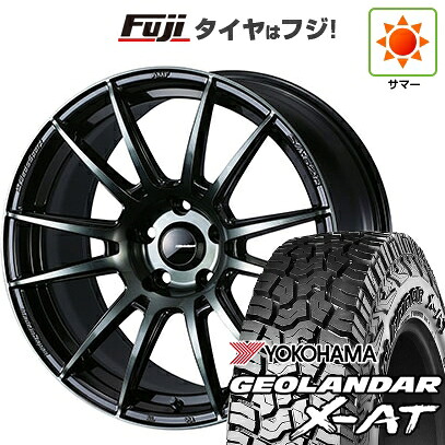 【新品国産車用5穴114.3】 夏タイヤ ホイール4本セット 235/60R18 ヨコハマ ジオランダー X-AT G016 OWL WEDS ウェッズスポーツ SA-62R 7.5J 18インチ(送料無料)|フジ スペシャルセレクション