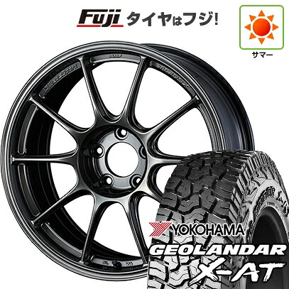 【新品国産車用5穴114.3】 夏タイヤ ホイール4本セット 235/60R18 ヨコハマ ジオランダー X-AT G016 OWL WEDS ウェッズスポーツ TC-105X 8J 18インチ(送料無料)