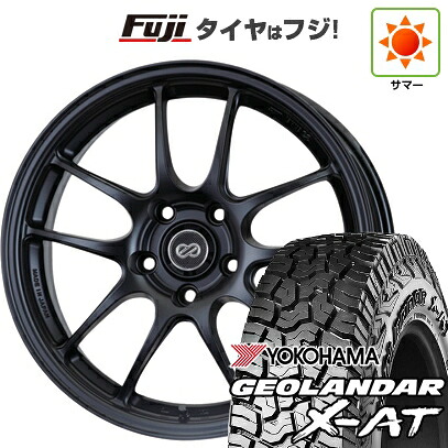 【新品国産車用5穴114.3】 夏タイヤ ホイール4本セット 235/60R18 ヨコハマ ジオランダー X-AT G016 OWL ENKEI エンケイ PerformanceLine PF01 7.5J 18インチ(送料無料)