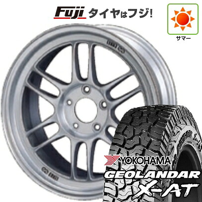 【新品国産車用5穴114.3】 夏タイヤ ホイール4本セット 235/60R18 ヨコハマ ジオランダー X-AT G016 OWL ENKEI エンケイ Racing RP-F1 8J 18インチ(送料無料)|フジ スペシャルセレクション