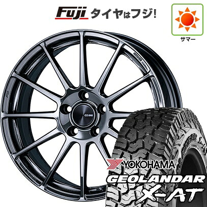 【新品国産車用5穴114.3】 夏タイヤ ホイール4本セット 235/60R18 ヨコハマ ジオランダー X-AT G016 OWL ENKEI エンケイ PerformanceLine PF03 LIMITED EDITION 7.5J 18インチ(送料無料)|フジ スペシャルセレクション