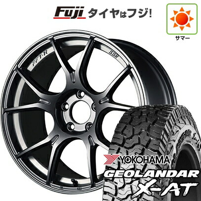 【新品国産車用5穴114.3】 夏タイヤ ホイール4本セット 235/60R18 ヨコハマ ジオランダー X-AT G016 OWL SSR GT GTX02 7.5J 18インチ(送料無料)