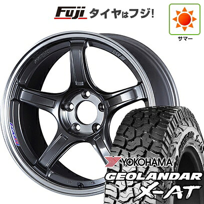 【新品国産車用5穴114.3】 夏タイヤ ホイール4本セット 235/60R18 ヨコハマ ジオランダー X-AT G016 OWL SSR GT GTX03 8J 18インチ(送料無料)｜フジ スペシャルセレクション