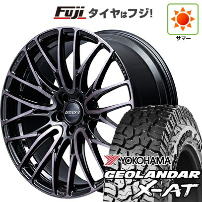 【新品国産車用5穴114.3】 夏タイヤ ホイール4本セット 235/60R18 ヨコハマ ジオランダー X-AT G016 OWL RAYS レイズ ホムラ 2X10BD BLACK CLEAR EDITION 7.5J 18インチ(送料無料)