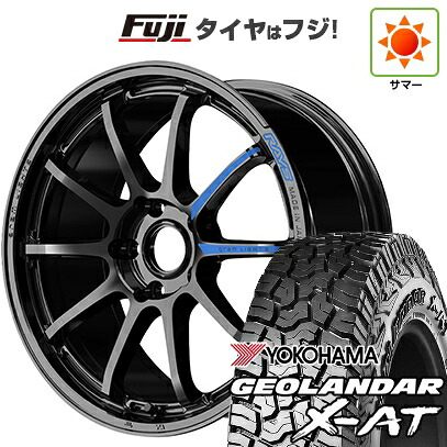 【新品国産車用5穴114.3】 夏タイヤ ホイール4本セット 235/60R18 ヨコハマ ジオランダー X-AT G016 OWL RAYS レイズ グラムライツ 57NR SPEC-M 7.5J 18インチ(送料無料)
