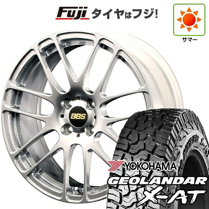 【新品国産車用5穴114.3】 夏タイヤ ホイール4本セット 225/65R17 ヨコハマ ジオランダー X-AT G016 OWL BBS JAPAN RE-L2 7J 17インチ(送料無料)