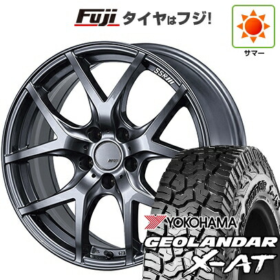【新品国産車用5穴114.3】 夏タイヤ ホイール4本セット 235/60R18 ヨコハマ ジオランダー X-AT G016 OWL SSR GT GTV03 グラファイトガンメタ【限定】 8J 18インチ(送料無料)