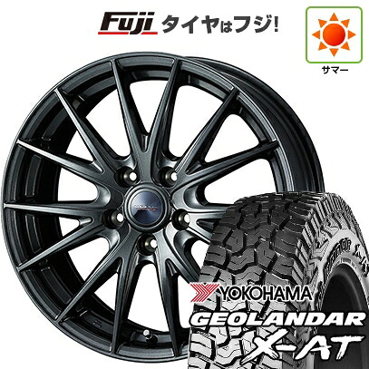 【新品国産車用5穴114.3】 夏タイヤ ホイール4本セット 225/65R17 ヨコハマ ジオランダー X-AT G016 OWL WEDS ウェッズ ヴェルバ スポルトII 7J 17インチ(送料無料)｜フジ スペシャルセレクション