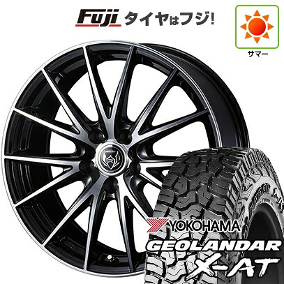 【新品国産車用5穴114.3】 夏タイヤ ホイール4本セット 235/60R18 ヨコハマ ジオランダー X-AT G016 OWL WEDS ウェッズ ライツレー VS 8J 18インチ(送料無料)