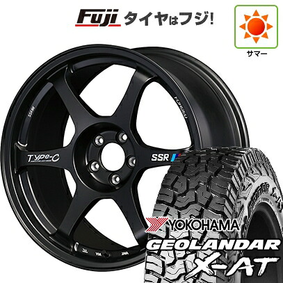 【新品国産車用5穴114.3】 夏タイヤ ホイール4本セット 235/60R18 ヨコハマ ジオランダー X-AT G016 OWL SSR Type-c FORGED 7.5J 18インチ(送料無料)