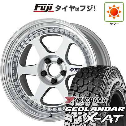 【新品国産車用5穴114.3】 夏タイヤ ホイール4本セット 235/60R18 ヨコハマ ジオランダー X-AT G016 OWL WORK ワーク マイスター L1 3P 8J 18インチ(送料無料)