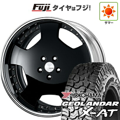 【新品国産車用5穴114.3】 夏タイヤ ホイール4本セット 235/60R18 ヨコハマ ジオランダー X-AT G016 OWL WORK ワーク ランベック LDZ 8J 18インチ(送料無料)
