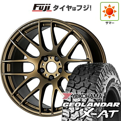 【新品国産車用5穴114.3】 夏タイヤ ホイール4本セット 235/60R18 ヨコハマ ジオランダー X-AT G016 OWL WORK ワーク エモーション M8R 7.5J 18インチ(送料無料)｜フジ スペシャルセレクション