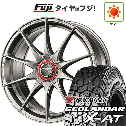 【新品国産車用5穴114.3】 夏タイヤ ホイール4本セット 235/60R18 ヨコハマ ジオランダー X-AT G016 OWL OZ フォーミュラHLT 8J 18インチ(送料無料)|フジ スペシャルセレクション