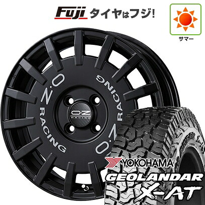 【新品】デリカD5 夏タイヤ ホイール4本セット 235/70R16 ヨコハマ ジオランダー X-AT G016 OWL OZ ラリーレーシング 7J 16インチ(送料無料)|フジ スペシャルセレクション