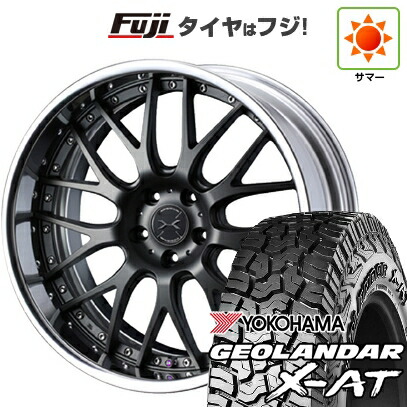 【新品国産車用5穴114.3】 夏タイヤ ホイール4本セット 235/60R18 ヨコハマ ジオランダー X-AT G016 OWL WEDS ウェッズ マーベリック 709M 8J 18インチ(送料無料)