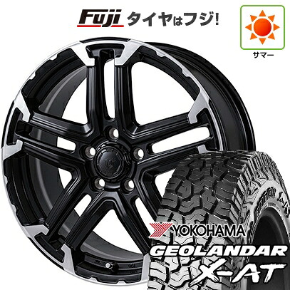 【新品国産車用5穴114.3】 夏タイヤ ホイール4本セット 235/60R18 ヨコハマ ジオランダー X-AT G016 OWL モンツァ JPスタイル MJ-T 7.5J 18インチ(送料無料) 115,400円
