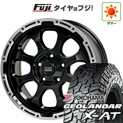 【新品】デリカD5 夏タイヤ ホイール4本セット 225/70R16 ヨコハマ ジオランダー X-AT G016 WL ホットスタッフ マッドクロス グレイス 7J 16インチ(送料無料)