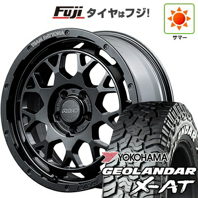 【新品】デリカD5 夏タイヤ ホイール4本セット 225/70R16 ヨコハマ ジオランダー X-AT G016 WL RAYS レイズ デイトナ M9+ 7J 16インチ(送料無料)