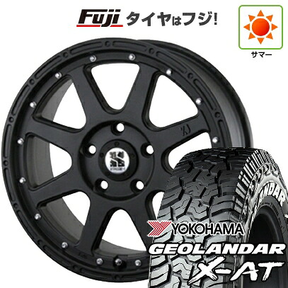 【新品】デリカD5 夏タイヤ ホイール4本セット 225/70R16 ヨコハマ ジオランダー X-AT G016 WL MLJ エクストリームJ 7J 16インチ(送料無料)