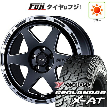 【新品】デリカD5 夏タイヤ ホイール4本セット 225/70R16 ヨコハマ ジオランダー X-AT G016 WL SSR ディバイド TR-6 7J 16インチ(送料無料)｜フジ スペシャルセレクション