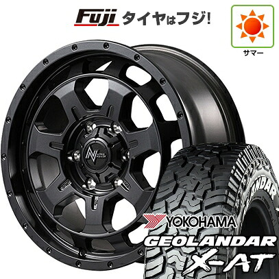 【新品】デリカD5 夏タイヤ ホイール4本セット 225/70R16 ヨコハマ ジオランダー X-AT G016 WL MID WHEELS NITRO POWER M7 ファランクス 7J 16インチ(送料無料)｜フジ スペシャルセレクション