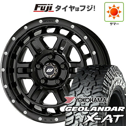 【新品】デリカD5 夏タイヤ ホイール4本セット 225/70R16 ヨコハマ ジオランダー X-AT G016 WL WORK ワーク クラッグ ティーグラビックII MC+ 7J 16インチ(送料無料)|フジ スペシャルセレクション