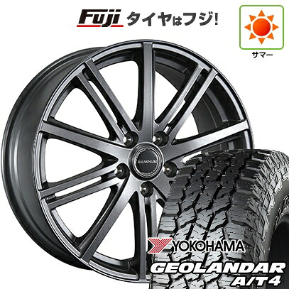 【新品国産車用5穴114.3】 夏タイヤ ホイール4本セット 225/60R18 ヨコハマ ジオランダー A/T4 G018 RBL ブリヂストン バルミナ BR10 7.5J 18インチ(送料無料)|フジ スペシャルセレクション