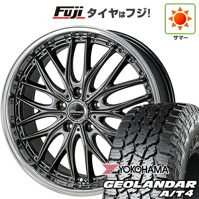 【新品国産車用5穴114.3】 夏タイヤ ホイール4本セット 235/60R18 ヨコハマ ジオランダー A/T4 G018 RBL モンツァ ワーウィック ディープランド 7J 18インチ(送料無料)|フジ スペシャルセレクション
