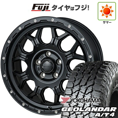 【新品国産車用5穴114.3】 夏タイヤ ホイール4本セット 225/60R17 ヨコハマ ジオランダー A/T4 G018 RBL モンツァ HI-BLOCK ジェラード 7.5J 17インチ(送料無料)