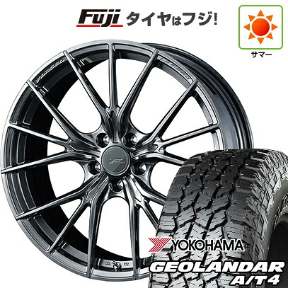 【新品国産車用5穴114.3】 夏タイヤ ホイール4本セット 225/55R18 ヨコハマ ジオランダー A/T4 G018 RBL WEDS ウェッズ F-ZERO FZ-1 8J 18インチ(送料無料)｜フジ スペシャルセレクション