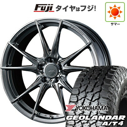 【新品国産車用5穴100】 夏タイヤ ホイール4本セット 225/55R18 ヨコハマ ジオランダー A/T4 G018 RBL WEDS ウェッズ F-ZERO FZ-2 7.5J 18インチ(送料無料)