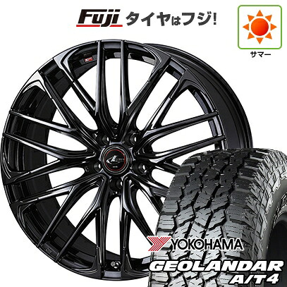 【新品国産車用5穴114.3】 夏タイヤ ホイール4本セット 225/55R18 ヨコハマ ジオランダー A/T4 G018 RBL WEDS ウェッズ レオニス SK 7J 18インチ(送料無料)｜フジ スペシャルセレクション