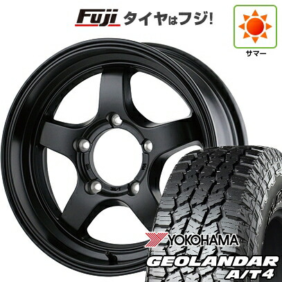 【新品】ジムニー 夏タイヤ ホイール4本セット 175/80R16 ヨコハマ ジオランダー A/T4 G018 WL/RBL ドゥオール CST ZERO-1 ハイパーS 5.5J 16インチ(送料無料)|フジ スペシャルセレクション