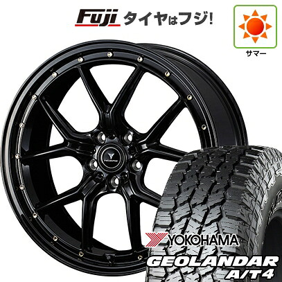 【新品国産車用5穴114.3】 夏タイヤ ホイール4本セット 225/60R18 ヨコハマ ジオランダー A/T4 G018 RBL WEDS ウェッズ ノヴァリス アセット S1 8J 18インチ(送料無料)｜フジ スペシャルセレクション