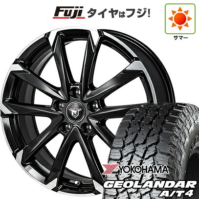 【新品国産車用5穴114.3】 夏タイヤ ホイール4本セット 235/60R18 ヨコハマ ジオランダー A/T4 G018 RBL モンツァ JPスタイル MJ-V 7.5J 18インチ(送料無料)