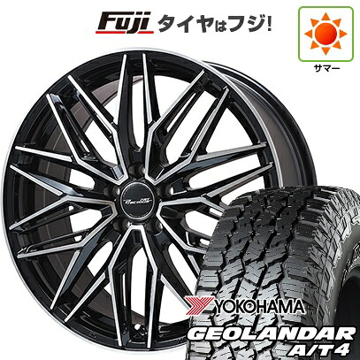 【新品国産車用5穴100】 夏タイヤ ホイール4本セット 225/55R18 ヨコハマ ジオランダー A/T4 G018 RBL ホットスタッフ プレシャス アストM3【限定】 7.5J 18インチ(送料無料)