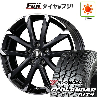 【新品国産車用5穴114.3】 夏タイヤ ホイール4本セット 225/60R18 ヨコハマ ジオランダー A/T4 G018 RBL コーセイ MZ-GROW C52S 7.5J 18インチ(送料無料)