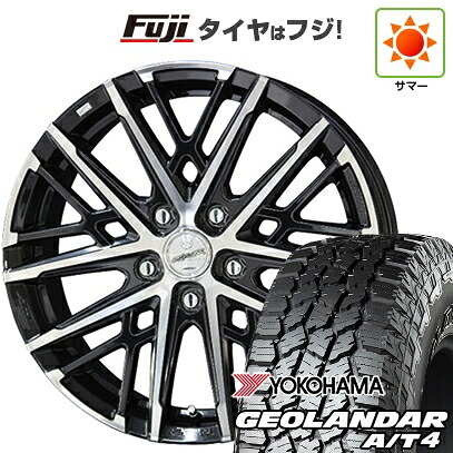 【新品国産車用5穴114.3】 夏タイヤ ホイール4本セット 215/60R17 ヨコハマ ジオランダー A/T4 G018 RBL 共豊 スマック グレイヴ【限定】 6.5J 17インチ(送料無料)｜フジ スペシャルセレクション