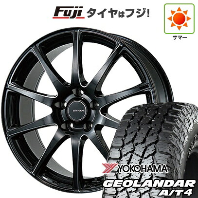 【新品国産車用5穴114.3】 夏タイヤ ホイール4本セット 225/65R17 102 H ヨコハマ ジオランダー A/T4 G018 RBL ブリヂストン エコフォルム CRS23 7J 17インチ(送料無料)