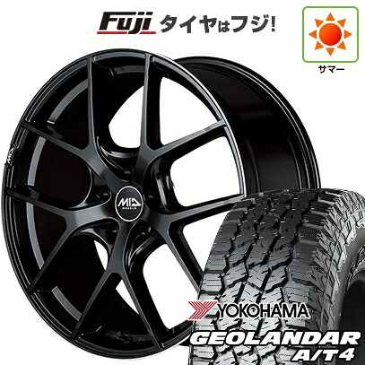 【新品国産車用5穴114.3】 夏タイヤ ホイール4本セット 215/60R17 ヨコハマ ジオランダー A/T4 G018 RBL MID WHEELS MID EXCLUSIVE 025F 7J 17インチ(送料無料)|フジ スペシャルセレクション