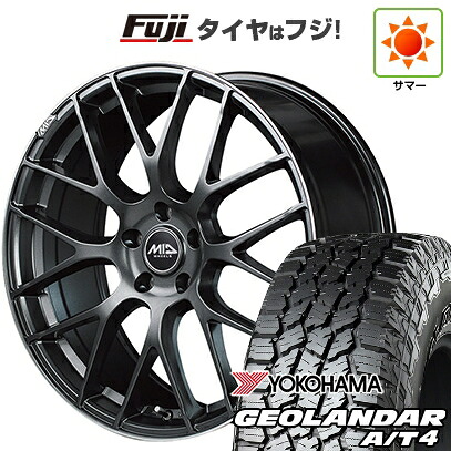 【新品国産車用5穴114.3】 夏タイヤ ホイール4本セット 235/60R18 ヨコハマ ジオランダー A/T4 G018 RBL MID WHEELS MID EXCLUSIVE 028F 7J 18インチ(送料無料)