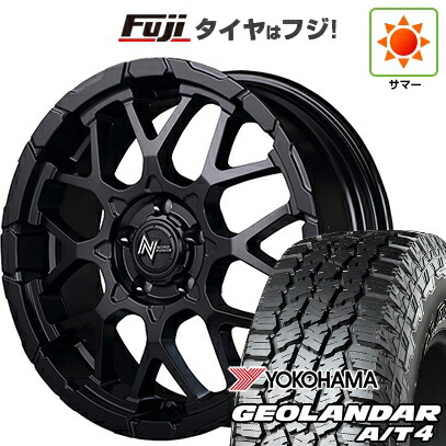 【新品国産車用5穴114.3】 夏タイヤ ホイール4本セット 225/60R18 ヨコハマ ジオランダー A/T4 G018 RBL MID WHEELS NITRO POWER M28 バレットS 7J 18インチ(送料無料)｜フジ スペシャルセレクション