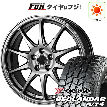 【新品国産車用5穴114.3】 夏タイヤ ホイール4本セット 225/65R17 ヨコハマ ジオランダー A/T4 G018 RBL モンツァ ZACK JP-202 7J 17インチ(送料無料)