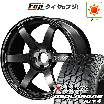 【新品国産車用5穴114.3】 夏タイヤ ホイール4本セット 225/60R18 ヨコハマ ジオランダー A/T4 G018 RBL RAYS レイズ ボルクレーシング TE37 サーガ S-plus 7.5J 18インチ(送料無料)｜フジ スペシャルセレクション