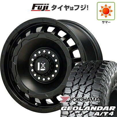 【新品国産車用5穴114.3】 夏タイヤ ホイール4本セット 215/65R16 ヨコハマ ジオランダー A/T4 G018 RBL オフビート レクセル スワッガー 6.5J 16インチ(送料無料)|フジ スペシャルセレクション