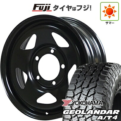 【新品】ジムニー 夏タイヤ ホイール4本セット 175/80R16 ヨコハマ ジオランダー A/T4 G018 WL/RBL コーリン オールドカントリー 2 5.5J 16インチ(送料無料)｜フジ スペシャルセレクション